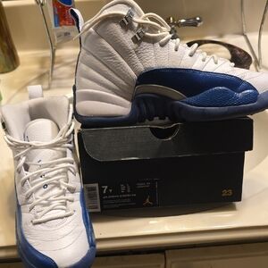 Jordan Kids Sneakers White and Blue